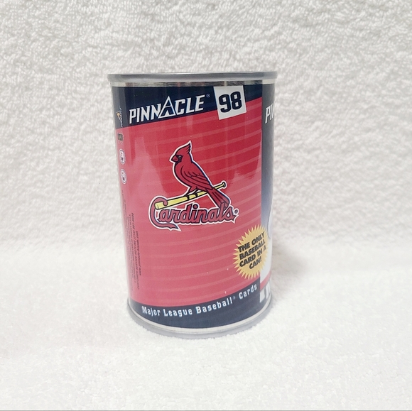 New Mark McGwire Cardinals 1998 Pinnacle Baseball Cards In A Can - New Sealed - Picture 2 of 8